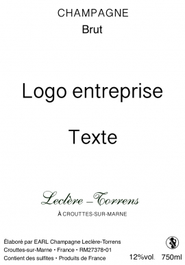 Champagne LECLERE-TORRENS - Entreprise format portrait